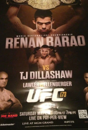 Sold Out Posters UFC 173 - 2014 Poster Renan Barao Vs TJ Dillshaw Lawler Vs. Ellenberger Print MGM 3 Sold Out Posters UFC 173 - 2014 Poster Renan Barao Vs TJ Dillshaw Lawler Vs. Ellenberger Print MGM