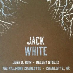 Gig Posters Jack White - 2014 DKNG Poster Print 1st Edition The Fillmore, Charlotte, NC