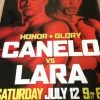 Sold Out Posters Canelo Vs. Lara Poster Print Boxing PPV MGM Grand Las Vegas 7/12/2014