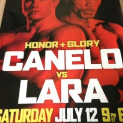 Sold Out Posters Canelo Vs. Lara Poster Print Boxing PPV MGM Grand Las Vegas 7/12/2014