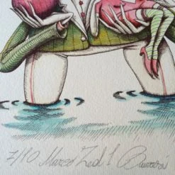 Art Prints Onions And Women Make Me Cry 2014 Zed1 Poster Print SIGNED #'d Hand Embellished 13 Art Prints Onions And Women Make Me Cry 2014 Zed1 Poster Print SIGNED #'d Hand Embellished