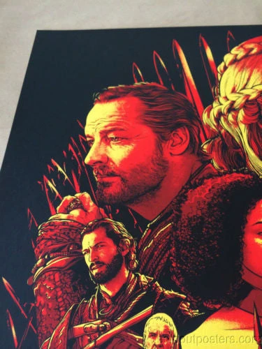Game Of Thrones House Targaryen - Joshua Budich Poster Print SIGNED #'d/200 5 Game Of Thrones House Targaryen - Joshua Budich Poster Print SIGNED #'d/200
