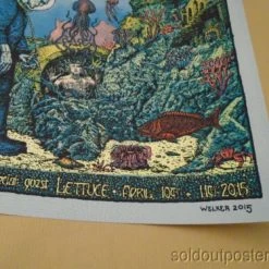 Umphrey’s McGee - 2015 David Welker Poster St. Augustine Amphitheater FL AP Gig Posters