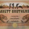 The Avett Brothers - 2014 Zeb Love Poster Print Shrine Auditorium Los Angeles Gig Posters
