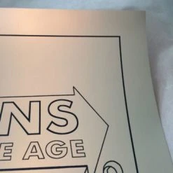 Queens Of The Stone Age - 2014 Justin Hampton Poster Print QOTSA Portland, GOLD