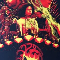 Game Of Thrones House Targaryen - Joshua Budich Poster Print SIGNED #'d/200