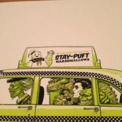 Ghostbusters Spooks Spectres Ghosts Phantom City Creative Poster Print VARIANT