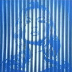 Fame Moss Kate Moss - 2015 Mr. Brainwash Poster Print BLUE ON BLUE Ed Of 65 MBW Mr Brainwash