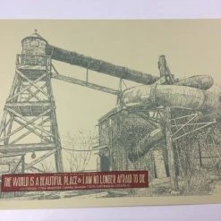 Gig Posters The World Is A Beautiful Place & I Am No Longer Afraid To Die - 2015 Landland Po