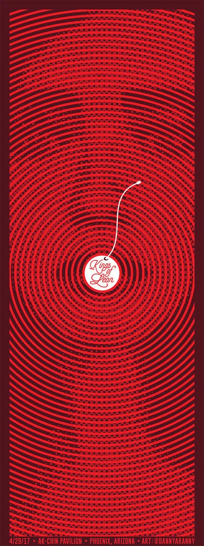 Gig Posters Kings Of Leon - 2017 Daniel Aranda Poster Phoenix, AZ, AK-Chin Pavilion 3 Gig Posters Kings Of Leon - 2017 Daniel Aranda Poster Phoenix, AZ, AK-Chin Pavilion
