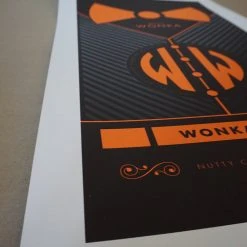 Movie/TV Posters Wonka Nutty Crunch - 2015 Justin Van Genderen Poster Gene Wilder