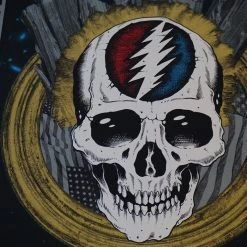 Grateful Dead - 2015 Alan Forbes Poster Chicago, IL Steal Your Face