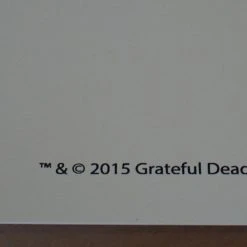 Grateful Dead - 2015 Alan Forbes Poster Chicago, IL Steal Your Face