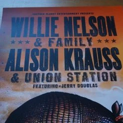 Willie Nelson - 2015 Zeb Love Poster Print Allison Krauss Berkeley GA