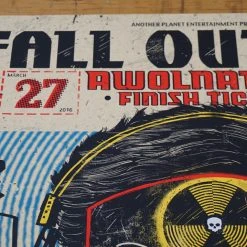 Fall Out Boy - 2016 Zeb Love Poster Print San Francisco Bill Graham Gig Posters 14 Fall Out Boy - 2016 Zeb Love Poster Print San Francisco Bill Graham Gig Posters