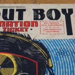 Fall Out Boy - 2016 Zeb Love Poster Print San Francisco Bill Graham Gig Posters 15 Fall Out Boy - 2016 Zeb Love Poster Print San Francisco Bill Graham Gig Posters