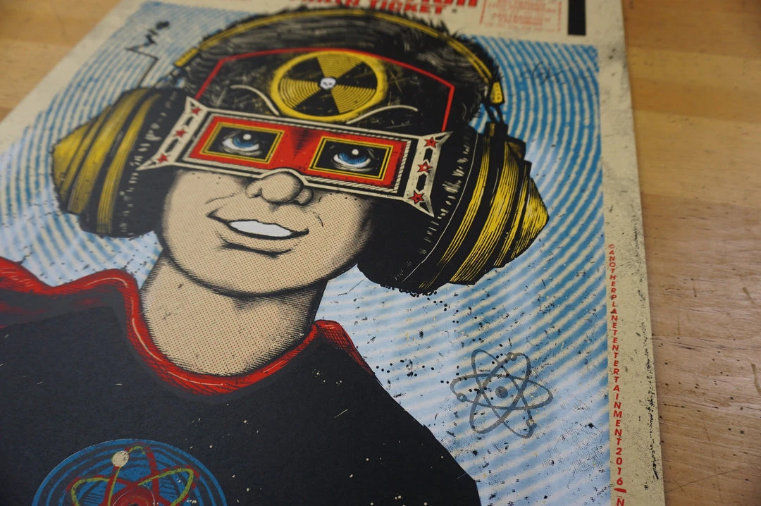 Fall Out Boy - 2016 Zeb Love Poster Print San Francisco Bill Graham Gig Posters 11 Fall Out Boy - 2016 Zeb Love Poster Print San Francisco Bill Graham Gig Posters