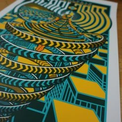 Pearl Jam - 2013 Brad Klausen Print Lollapalooza Poster Sao Paulo, Brazil Show