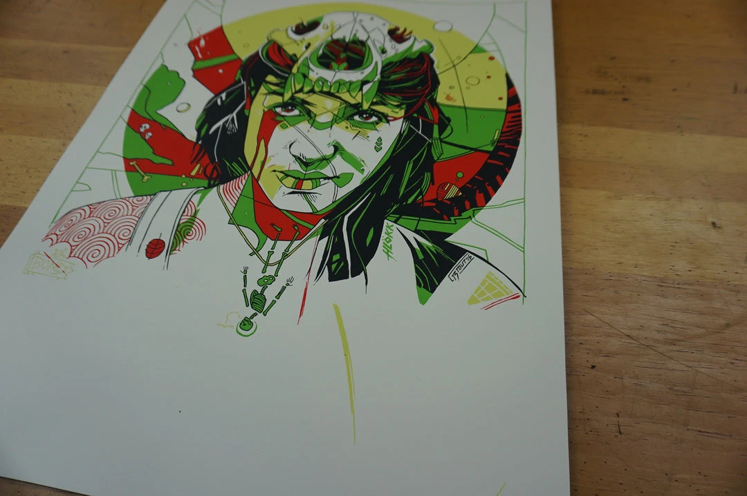 Art Prints Hlökk - 2016 Tyler Stout Poster Print Reg. BONES Galerie F 10 Art Prints Hlökk - 2016 Tyler Stout Poster Print Reg. BONES Galerie F