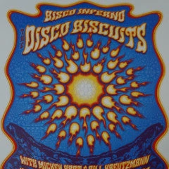 Bisco Inferno - 2015 Dave Hunter Poster Disco Biscuits Denver, CO Red Rocks Colorado