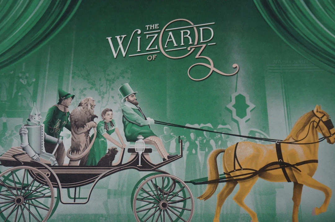 Wizard Of Oz - 2015 DKNG Yellow Horse Screen Printed Poster MONDO 4 Wizard Of Oz - 2015 DKNG Yellow Horse Screen Printed Poster MONDO