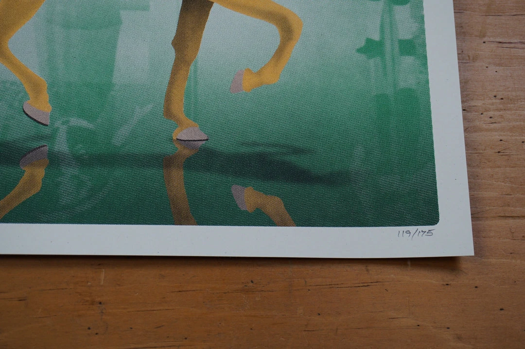 Wizard Of Oz - 2015 DKNG Yellow Horse Screen Printed Poster MONDO 7 Wizard Of Oz - 2015 DKNG Yellow Horse Screen Printed Poster MONDO