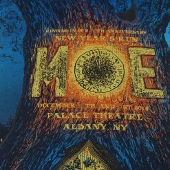 Foil Posters Moe - 2014 Zeb Love Screen Printed Poster FOIL Edition