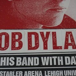 Bob Dylan - 2013 Print Mafia Poster Bethleham, PA Stabler Arena 12 Bob Dylan - 2013 Print Mafia Poster Bethleham, PA Stabler Arena