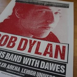 Bob Dylan - 2013 Print Mafia Poster Bethleham, PA Stabler Arena 17 Bob Dylan - 2013 Print Mafia Poster Bethleham, PA Stabler Arena