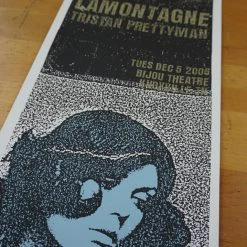 Gig Posters Ray Lamontagne - 2006 Print Mafia Poster Knoxville, TN Bijou Theatre