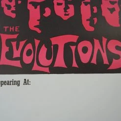 Sold Out Posters Gig Posters The Evolutions - Limited Edition Vintage Poster Jack Green