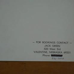 Sold Out Posters Gig Posters The Evolutions - Limited Edition Vintage Poster Jack Green