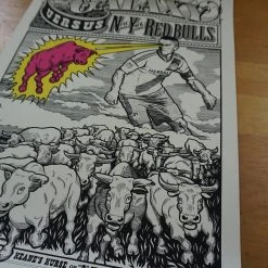 Art Prints LA Galaxy Vs. New York Red Bulls - 2014 Poster Ames Brothers