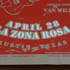 Ted Nugent - 2013 Billy Perkins Poster La Zona Rosa Austin TX Gig Posters 10 Ted Nugent - 2013 Billy Perkins Poster La Zona Rosa Austin TX Gig Posters