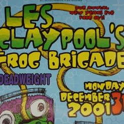 Gig Posters Les Claypool - 2001 Dawn Schaefer Bill Graham Poster Fillmore San Fran