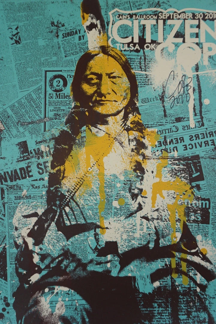 Sold Out Posters Gig Posters Citizen Cope - 2010 Poster Tulsa, OK SIGNED Cain's Ballroom 5 Sold Out Posters Gig Posters Citizen Cope - 2010 Poster Tulsa, OK SIGNED Cain's Ballroom