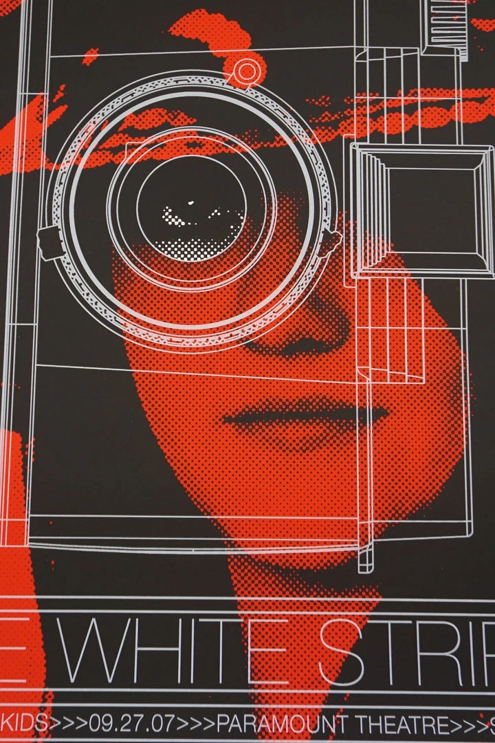 The White Stripes - 2007 Rob Jones Poster Seattle, WA Paramount Jack White 4 The White Stripes - 2007 Rob Jones Poster Seattle, WA Paramount Jack White