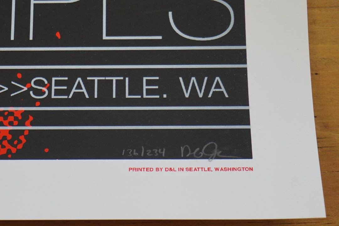 The White Stripes - 2007 Rob Jones Poster Seattle, WA Paramount Jack White 8 The White Stripes - 2007 Rob Jones Poster Seattle, WA Paramount Jack White