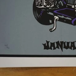 Gig Posters Graveyard - 2012 Billy Perkins Poster Mohawk Austin, TX