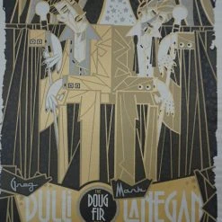 Queens Of The Stone Age Mark Lanegan - 2009 Guy Burwell Poster Greg Dulli Portland