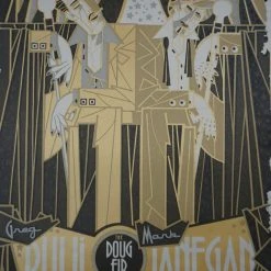 Queens Of The Stone Age Mark Lanegan - 2009 Guy Burwell Poster Greg Dulli Portland