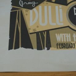 Queens Of The Stone Age Mark Lanegan - 2009 Guy Burwell Poster Greg Dulli Portland