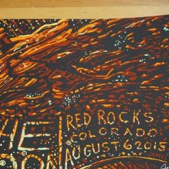 Colorado Walk The Moon - 2015 James Eads Poster Red Rocks, CO