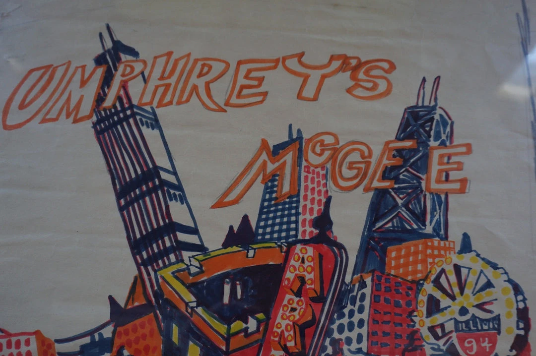 Umphrey's McGee - 2006 Jim Pollock Poster Original Marker Taj Gig Posters 9 Umphrey's McGee - 2006 Jim Pollock Poster Original Marker Taj Gig Posters