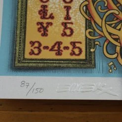 Grateful Dead Chicago - 2015 EMEK Poster Fare Thee Well 87/150 GD50