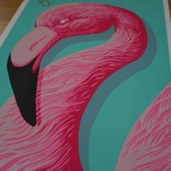 Art Prints Flamingo Queen - 2016 Andrew Ghrist Poster Galerie F
