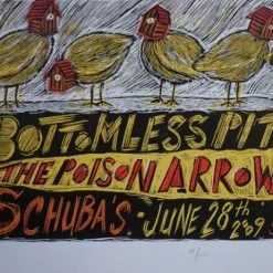 Chicago, IL Bottomless Pit - 2009 Dan Grzeca Poster Poison Arrows Chicago