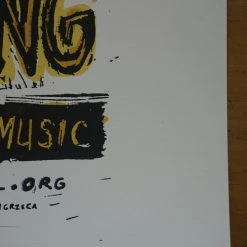 Sons Of The Never Wrong - 2009 Dan Grzeca Poster Old Town School