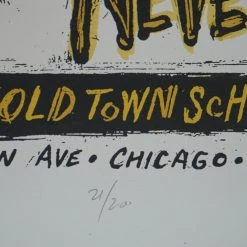 Sons Of The Never Wrong - 2009 Dan Grzeca Poster Old Town School