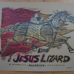 Gig Posters Jesus Lizard - 2009 Dan Grzeca Poster Amsterdam, NED Paradiso